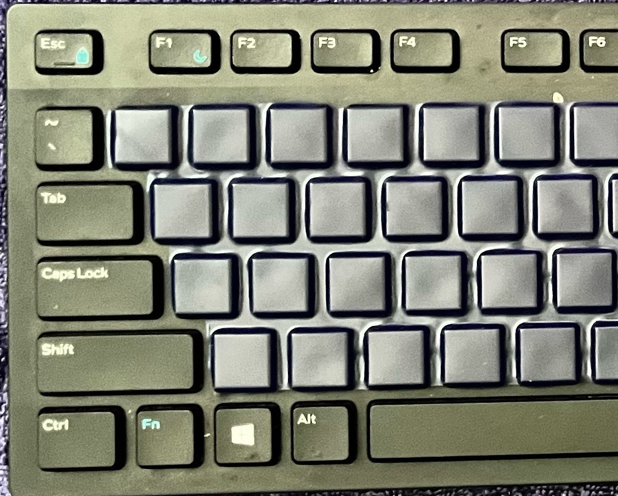 EducationMax Stop-the-Peek Keyboard Cover for the Dell KB216 & KM636 (DP/N ORKRON)
